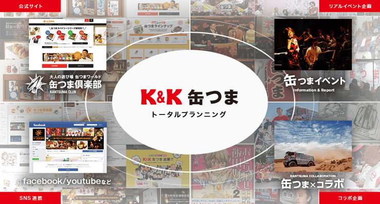 K&K 缶つま｜Webサイトを軸にブランドをプロモーションし、ファン獲得に貢献